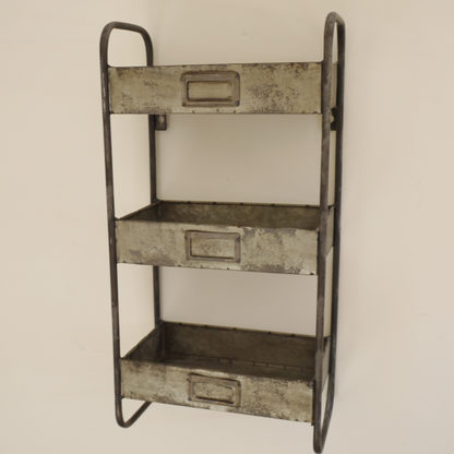 Industrial Style Galvanized Wall Unit