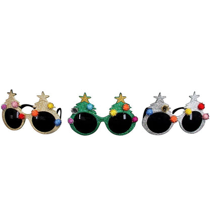 Christmas Tree Novelty Glasses