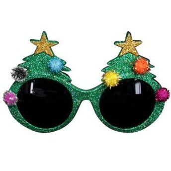 Christmas Tree Novelty Glasses