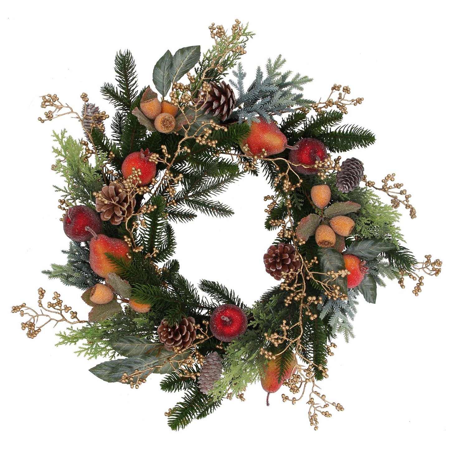 Fruit and Foliage Wreath 55cm