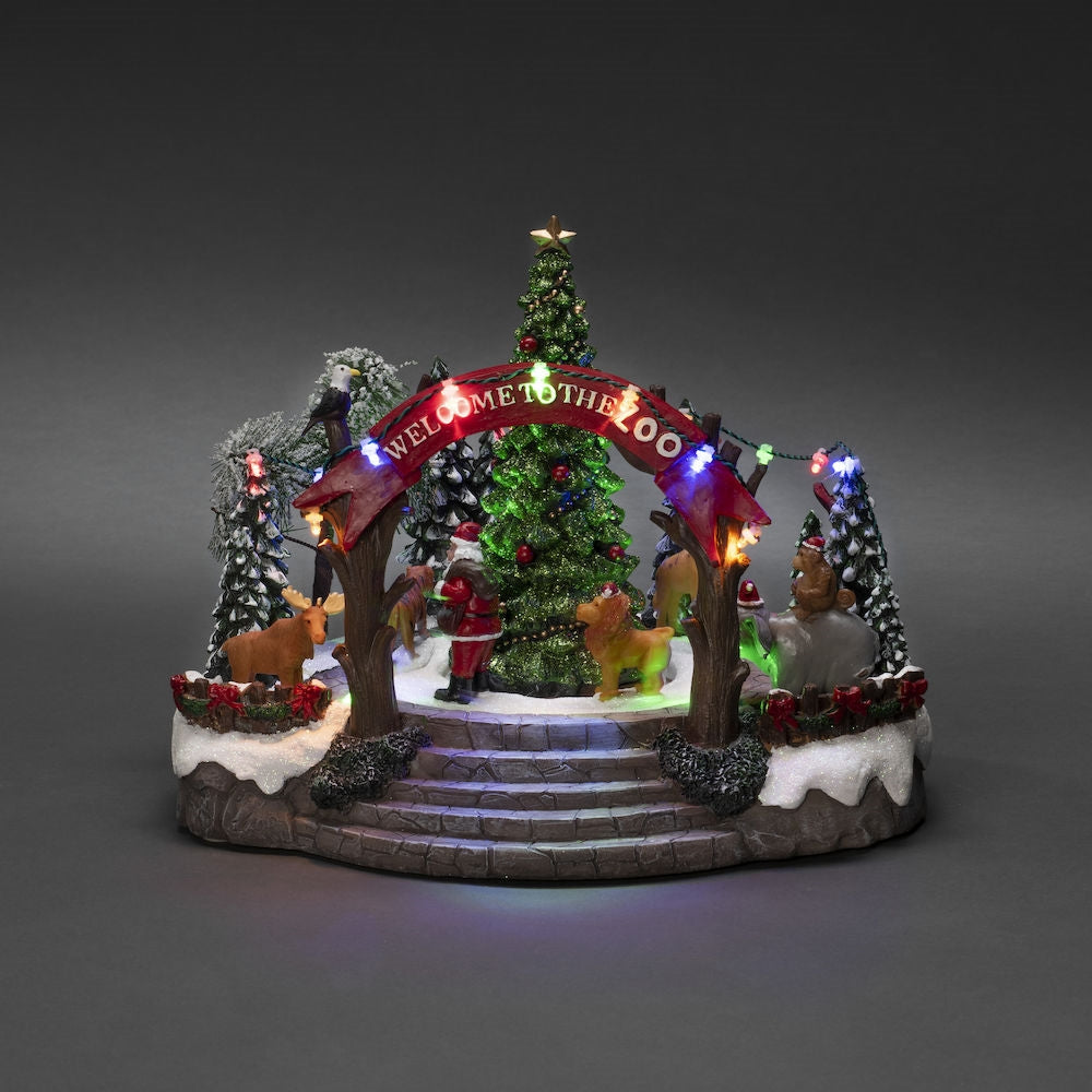 Mechanical Christmas Zoo Decoration