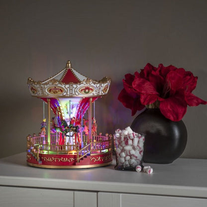 Konstsmide Mechanical Christmas Carousel LED