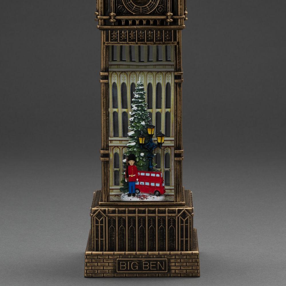 Big Ben Christmas London Scene Water Lantern