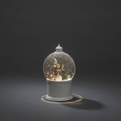 Konstsmide Nutcracker Snowmen Scene Water Spinner Lantern