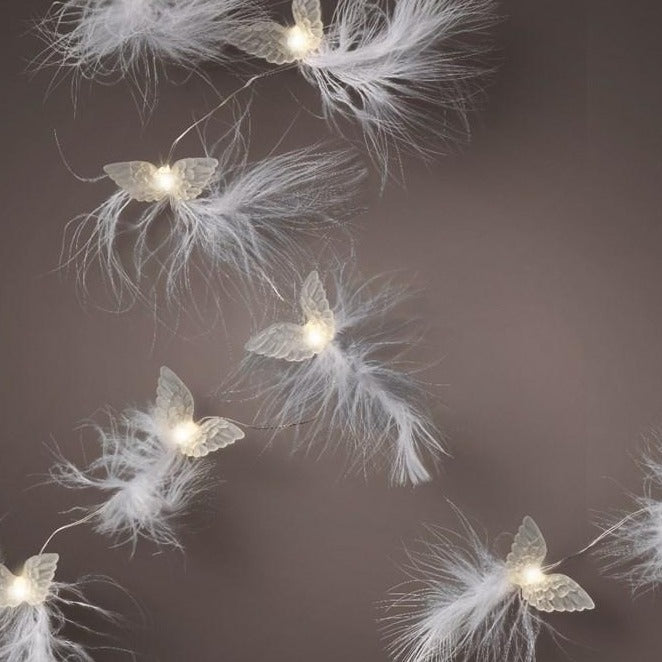 Angel Wings Feathered String Lights