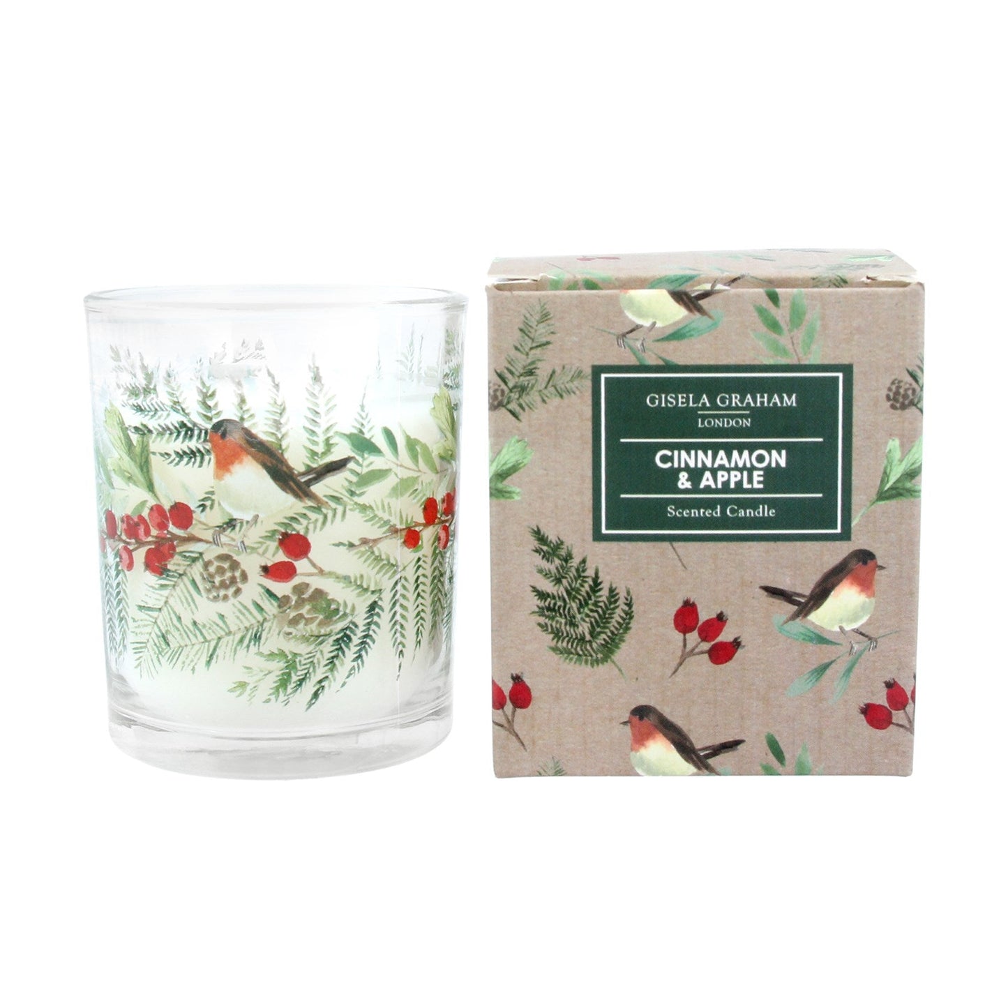 Robin and Rosehip Design Scented Candle