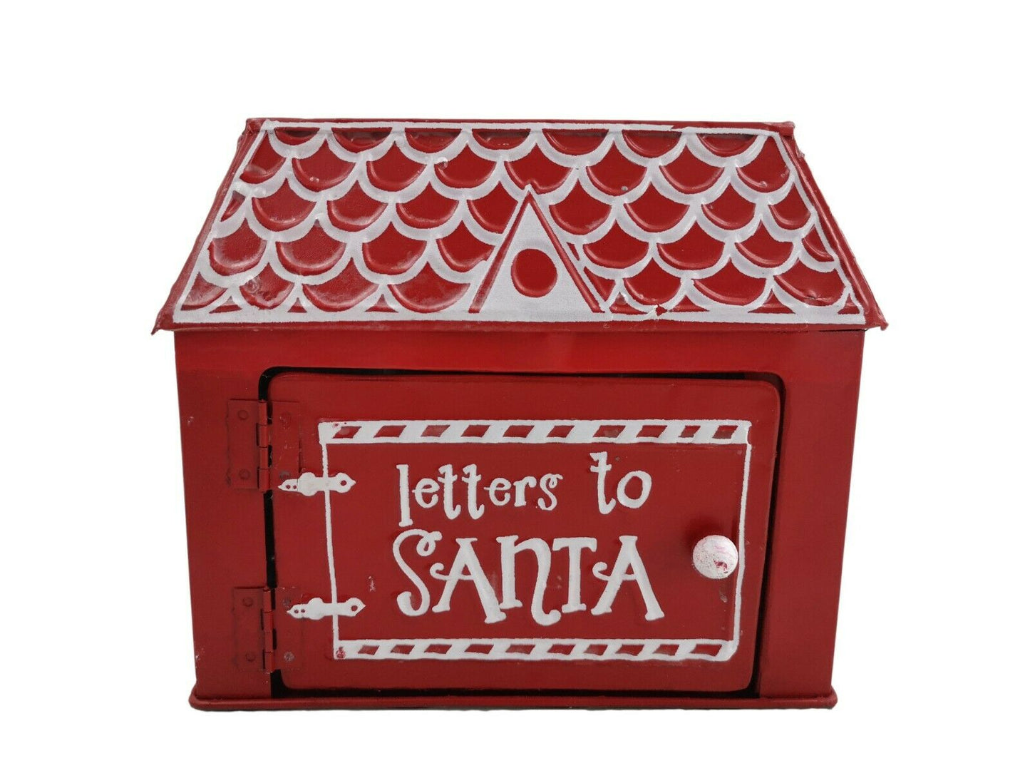 Christmas Gingerbread House Letters To Santa Red Post Box