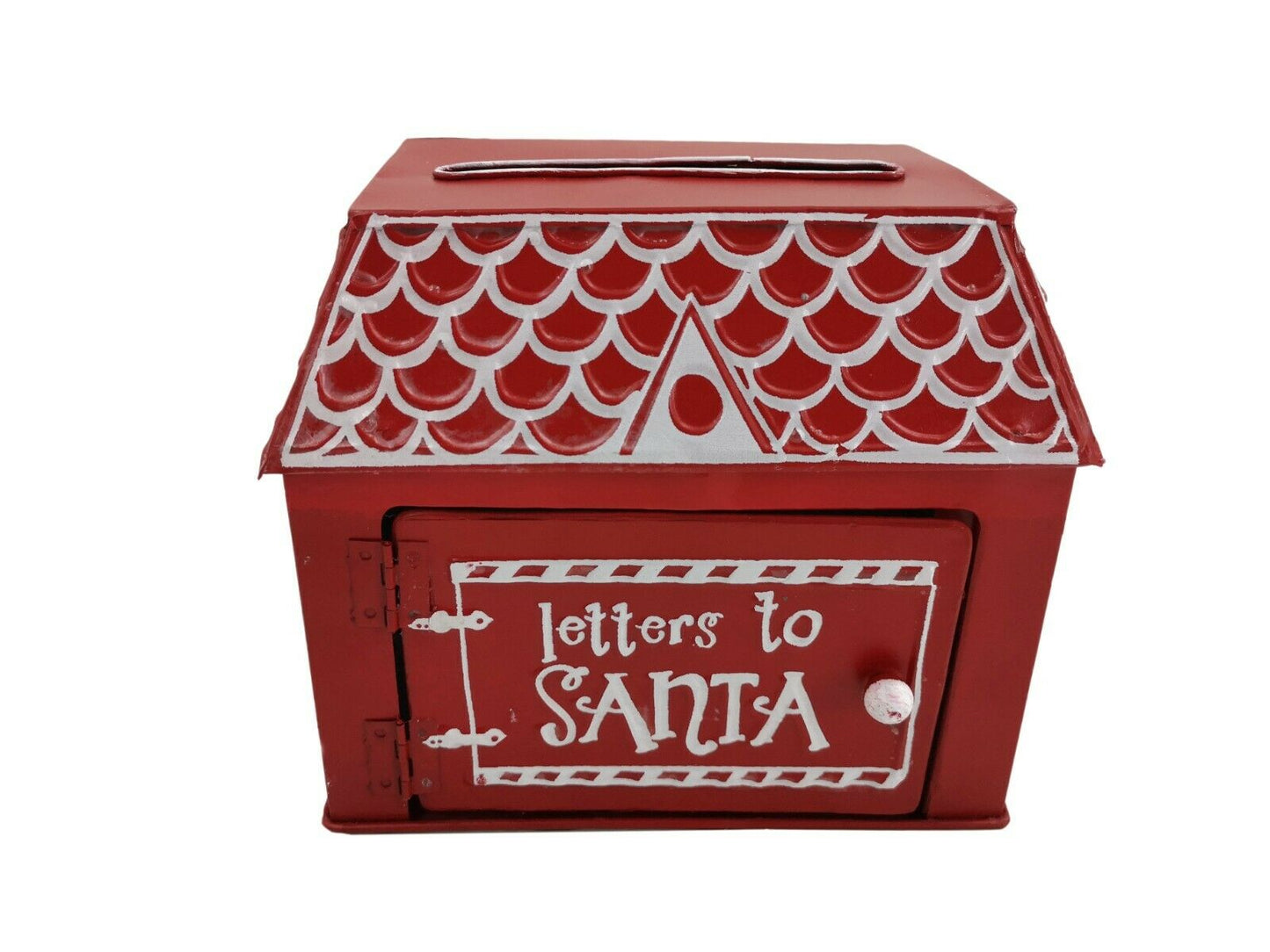 Christmas Gingerbread House Letters To Santa Red Post Box