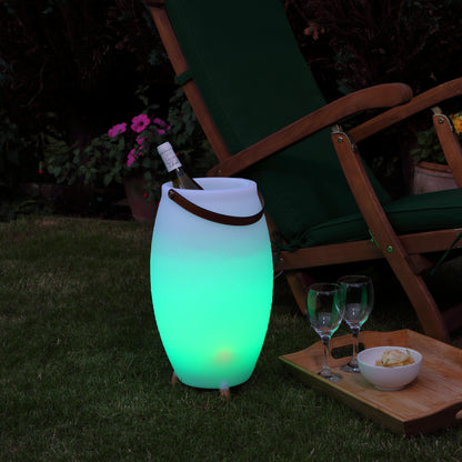 Noma Colour Changing Wine Cooler with Bluetooth Speaker