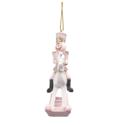 Christmas Nutcracker on Rocking Horse 9cm