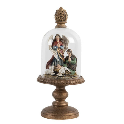 Christmas Nativity Scene Cloche