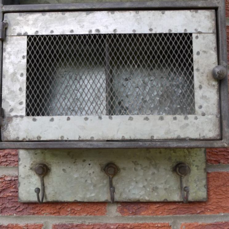 Vintage Style Industrial Wall Storage Unit