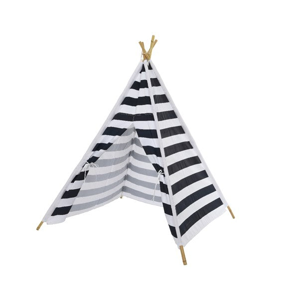 Black and white striped teepee hotsell