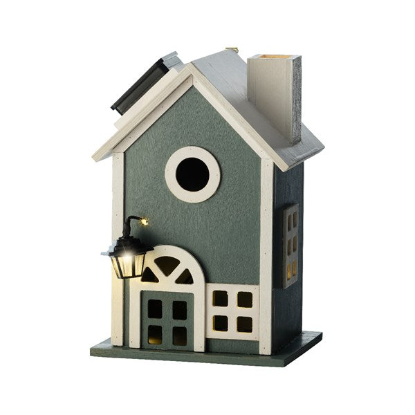 Solar Birdhouse with LED Light