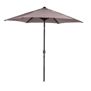 Soleil Crank and Tilt Parasol 2.7 Metre Taupe