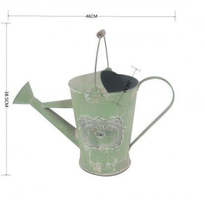 Rose Garden Green Vintage Style Watering Can