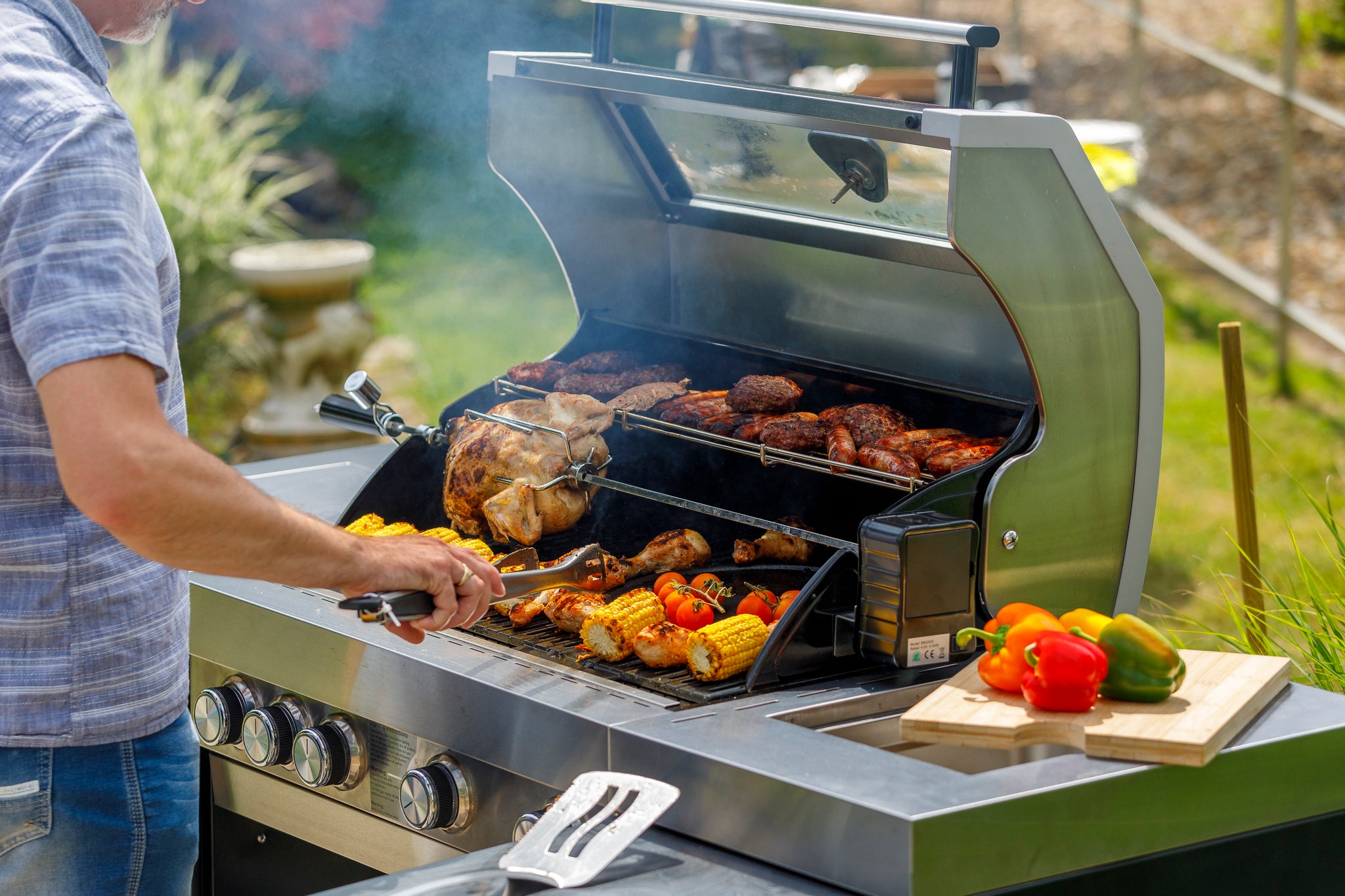 Grillstream Deluxe 4 Burner Island Hybrid BBQ – Starlolly