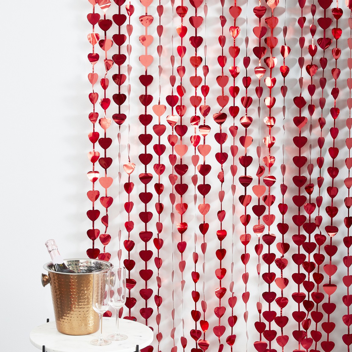 Heart Shaped Valentines Backdrop