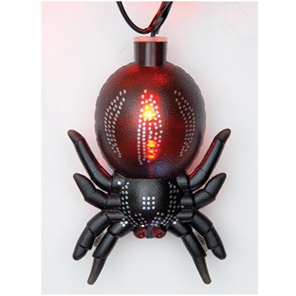 Halloween Spider Web Orb with LED Lights