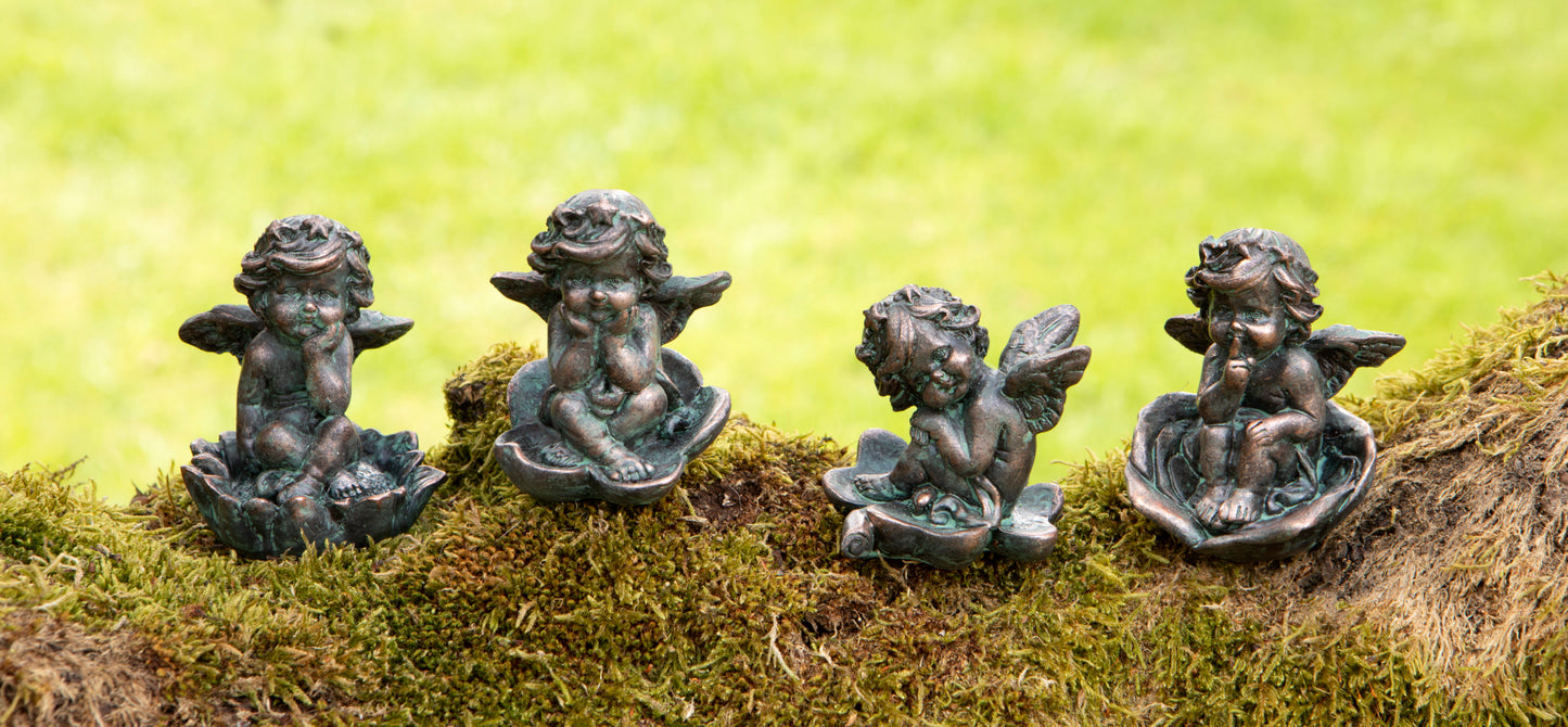 Set of 4 Vintage Style Cherubs