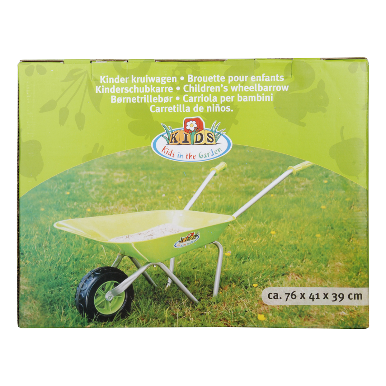 Childrens Green Wheelbarrow