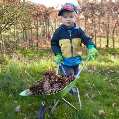 Childrens Green Wheelbarrow