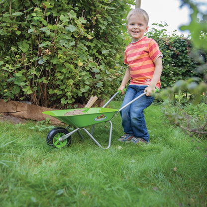 Childrens Green Wheelbarrow