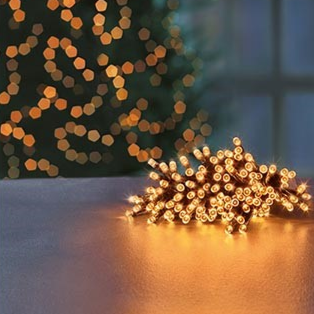 Premier TimeLights 50 Vintage Gold LED Battery Operated String Lights