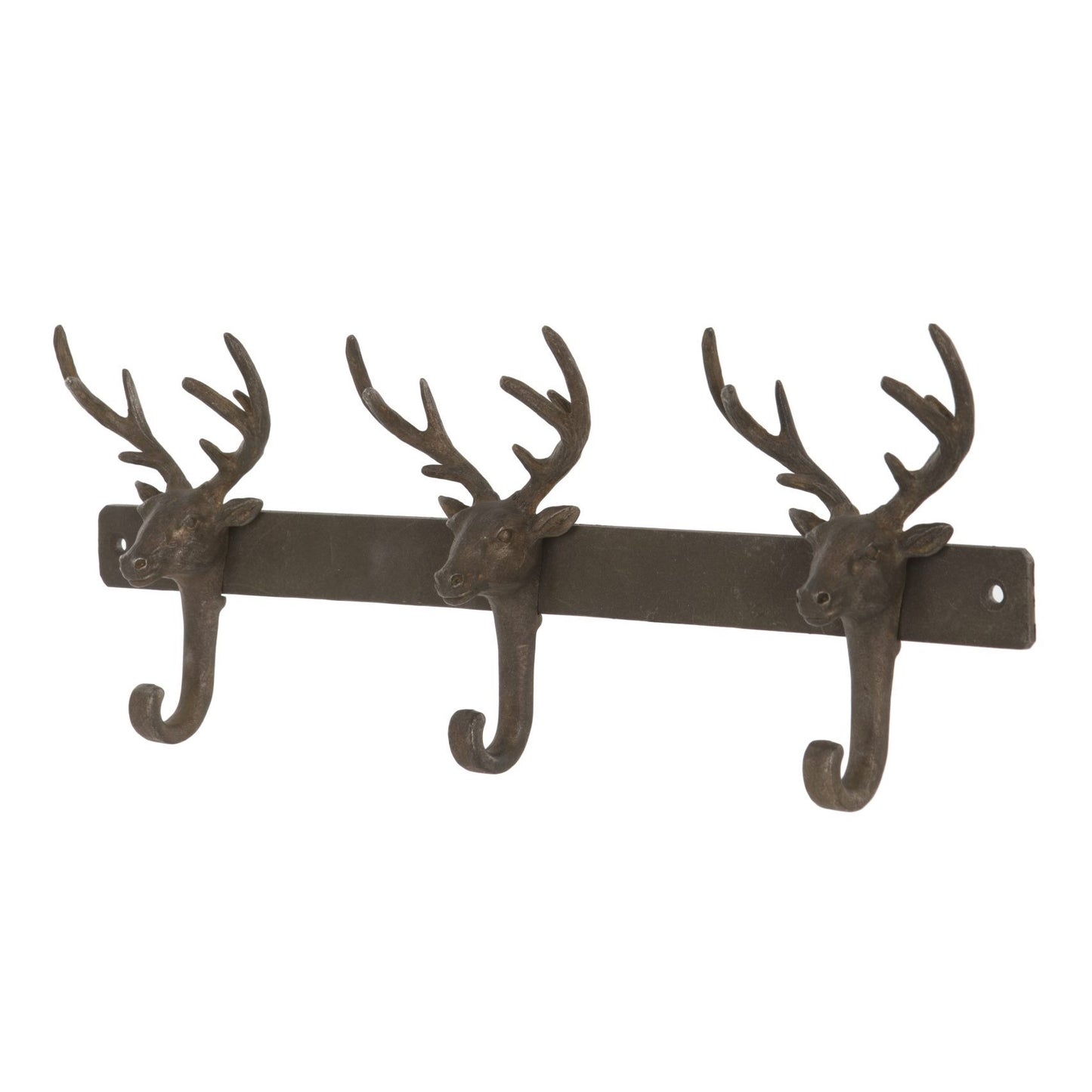 Triple Stag Coat Hook