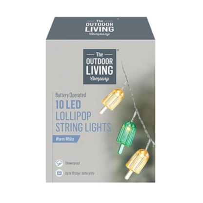 product box of the ice lolly lights