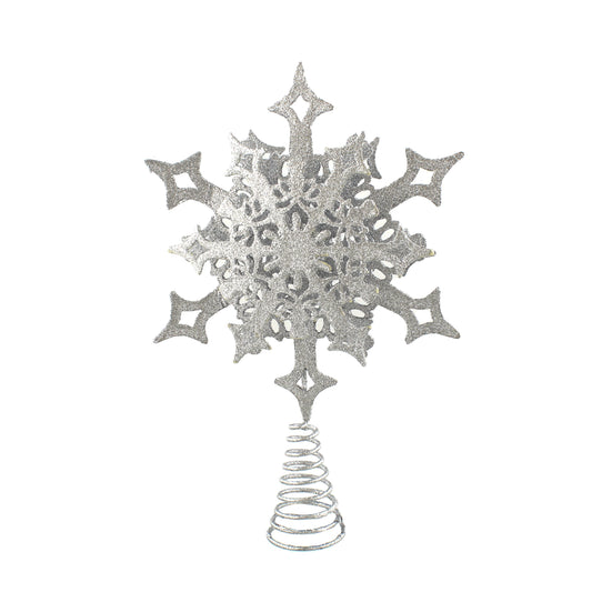 Glitter Snowflake Tree Topper