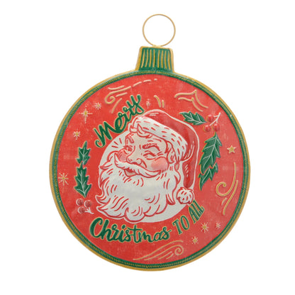 Santa Merry Christmas Sign 50cm