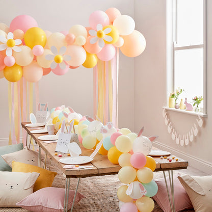 Easter Balloons and Bunnies Table Runner