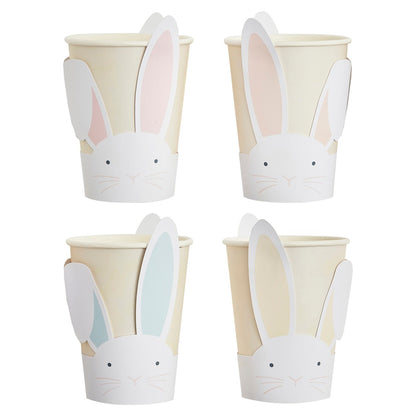 Pastel Easter Bunny Paper Cups