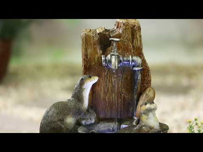 Kelkay Playful Otters Water Feature