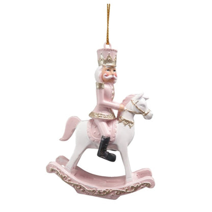 Christmas Nutcracker on Rocking Horse 9cm