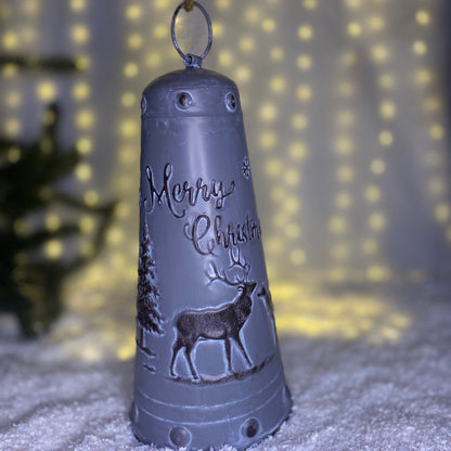 Rustic Style Large Christmas Metal Bell