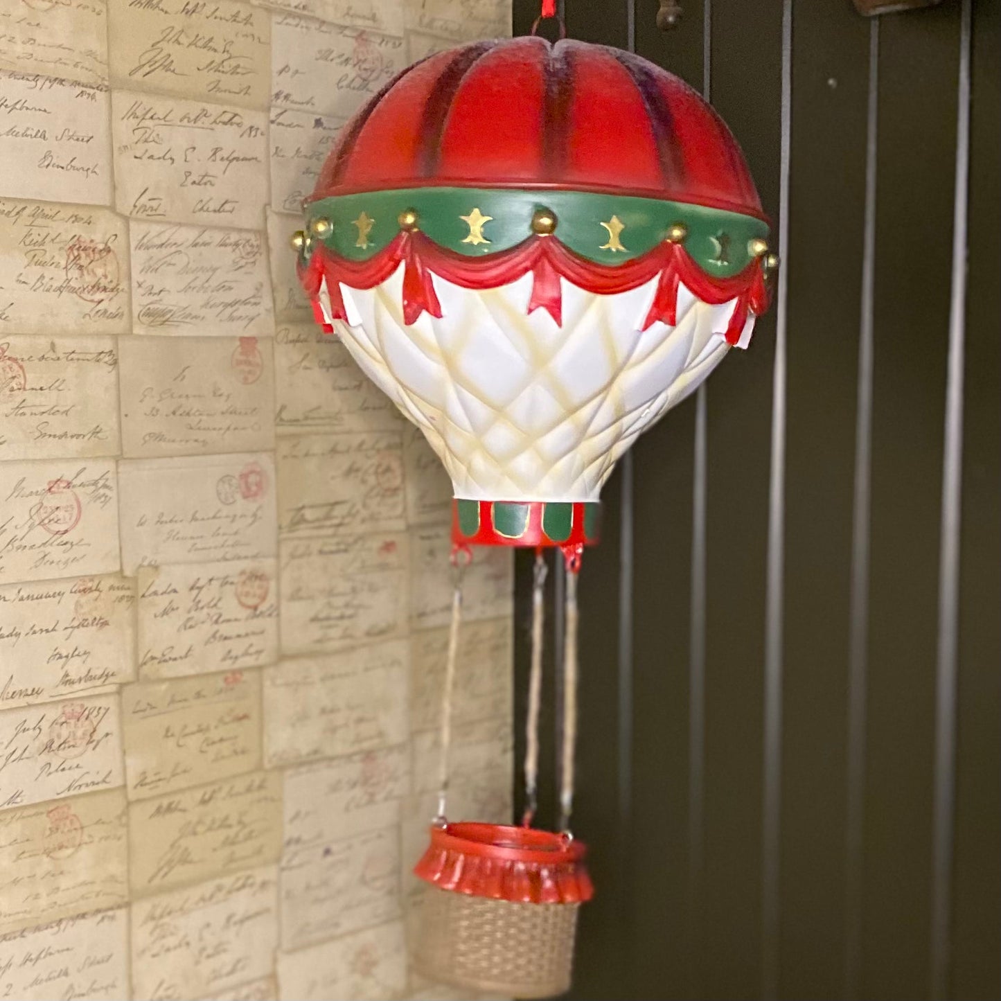 Christmas Hot Air Balloon Decoration 45cm