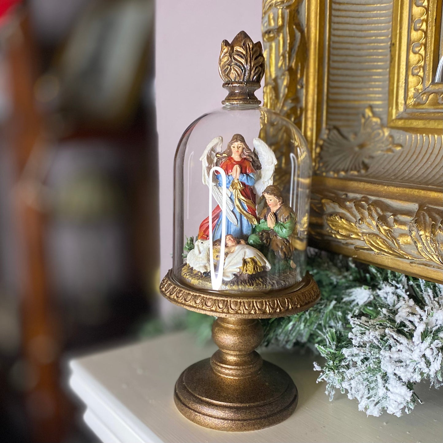 Christmas Nativity Scene Cloche