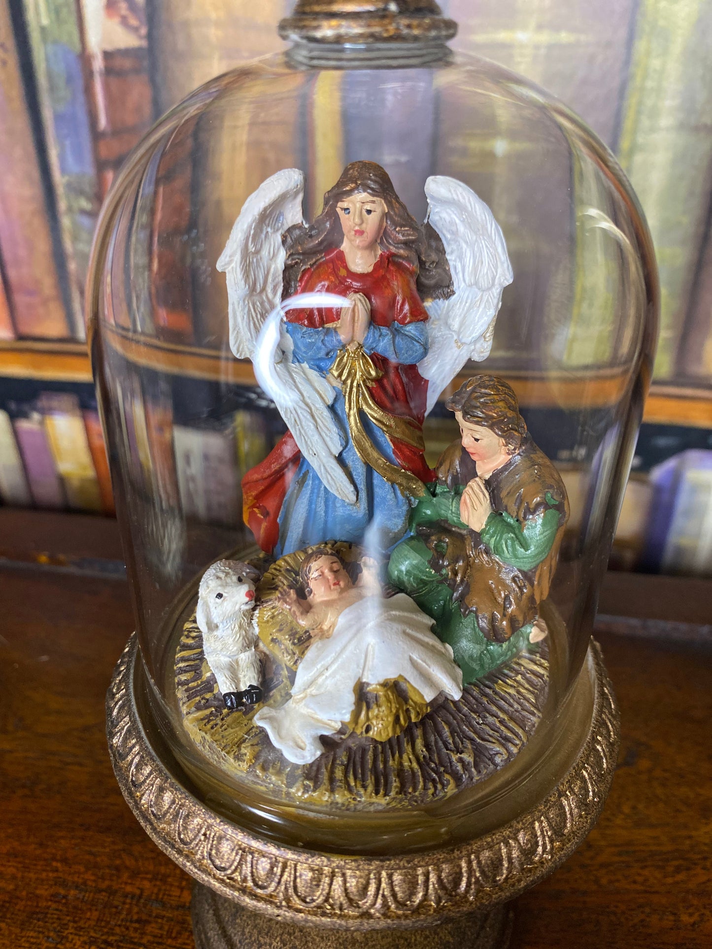 Christmas Nativity Scene Cloche