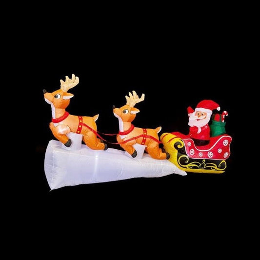 Premier 8ft/240cm Inflatable Santa Sleigh