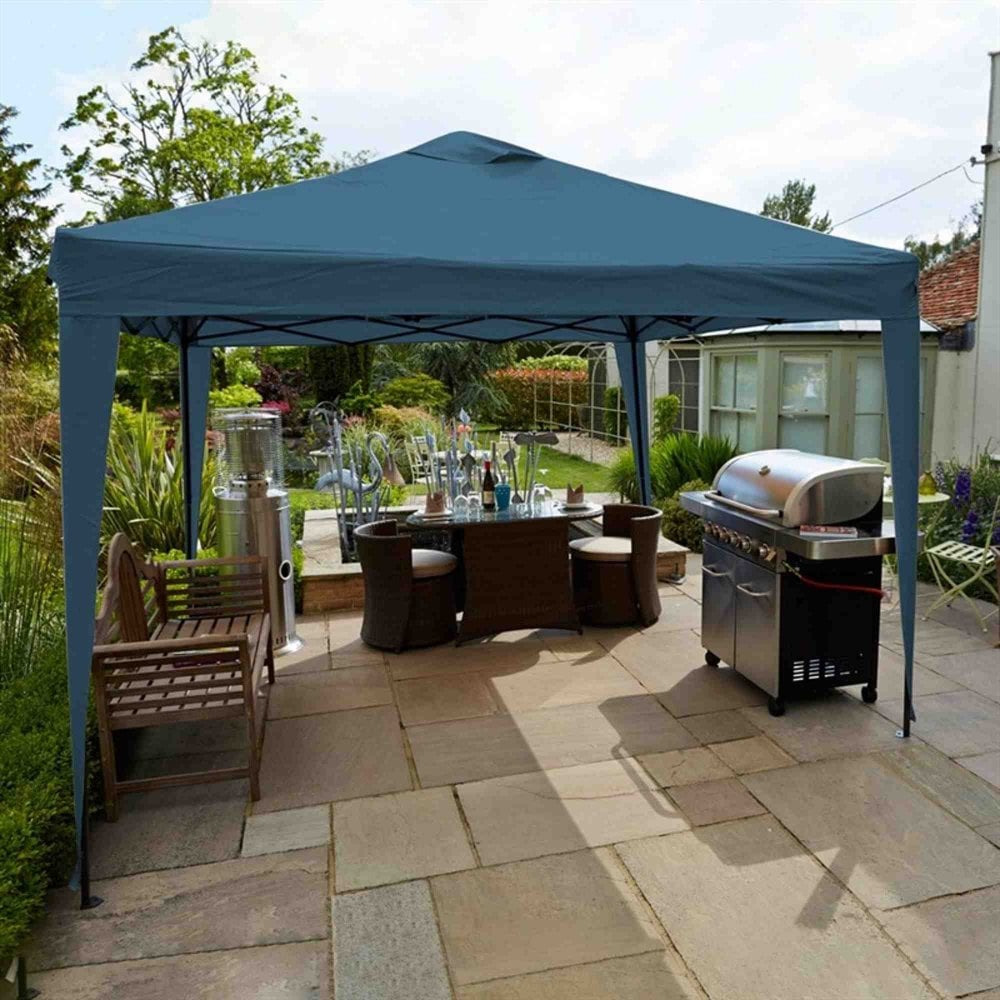 Hamilton 3m x 3m Pop Up Gazebo Navy Blue