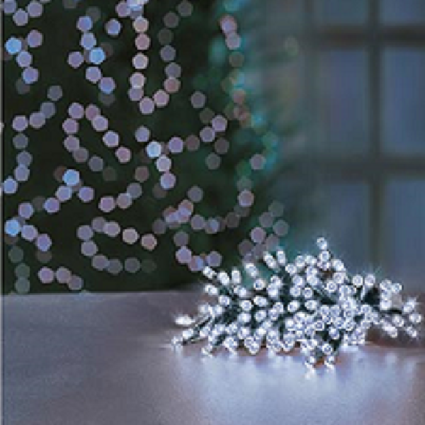 Premier TimeLights 50 White LED Battery Operated String Lights